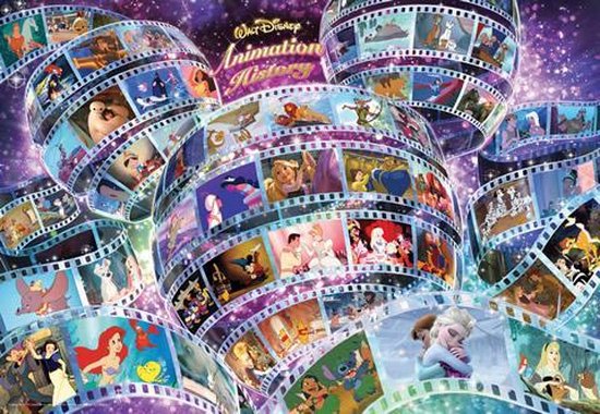 Legpuzzel History of Disney Animation 2000 stukjes | bol.com