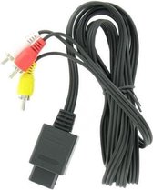 OTB Composiet AV kabel voor Nintendo GameCube (NGC), Nintendo 64 (N64) en Super Nintendo (SNES) / zwart - 1,5 meter