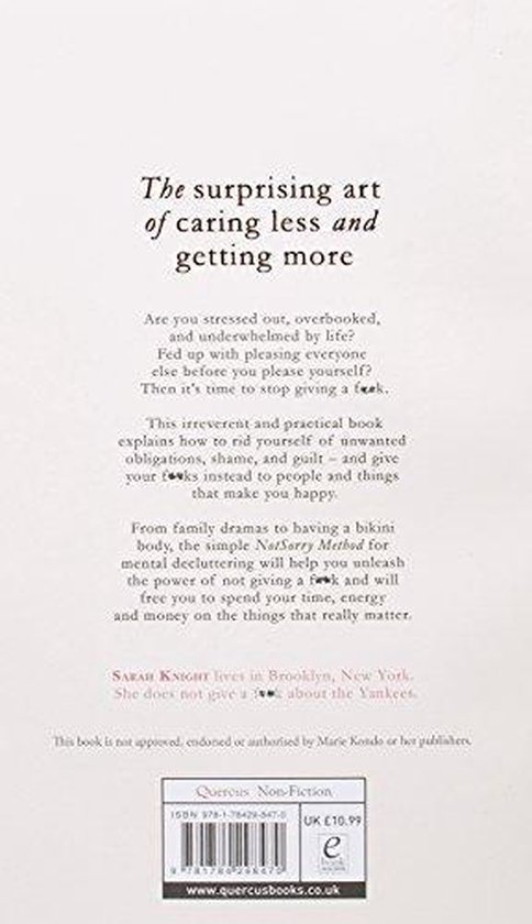 The Life-Changing Magic of Not Giving a F**k