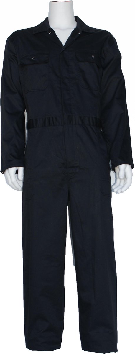 GAEVE Kinderoverall polyester/katoen zwart maat 176