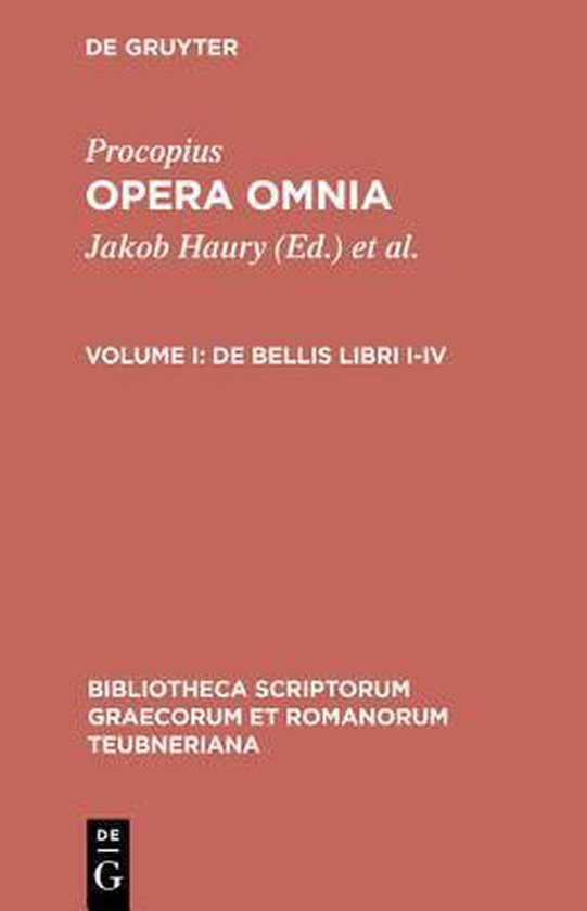 Procopius: Vol 1: De Bellis Libris I-IV - cover