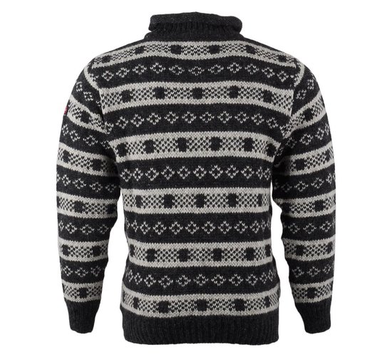 | Devold Trui Maat 52 Mannen antracietgrijs Devold Alnes Sweater with Roll Neck Wollen trui | Gratis