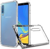 Backcover Shockproof TPU + PC Hoesje voor Samsung Galaxy A7 2018 Transparant