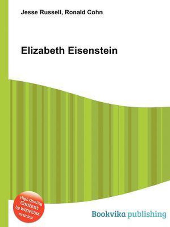 Elizabeth Eisenstein 9785511031460 Boeken