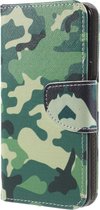 Samsung Galaxy S9 Book Case Hoesje - Camouflage
