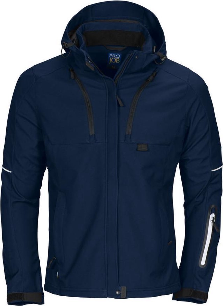 ProJob 3412 DAMES SOFTSHELL JAS 643412 - Marine - 3XL