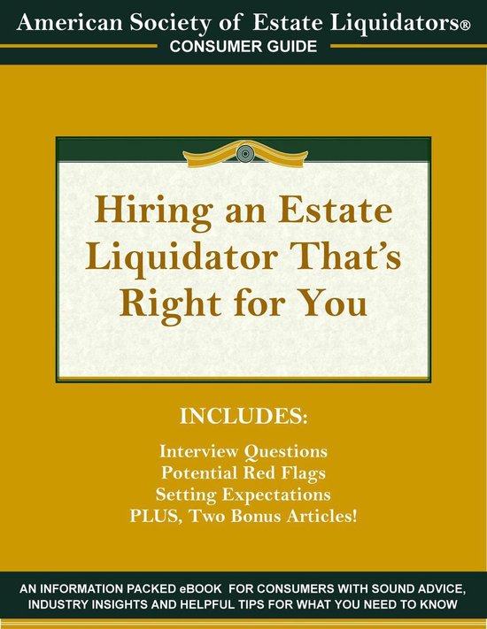 Hiring an Estate Liquidator That's Right For You - cover