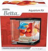 Marina aquarium - Betta kit 'Sun Swirl' 2L - 15x15x15 cm
