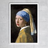 Poster - 50x70 - Meisje met de parel - Vermeer