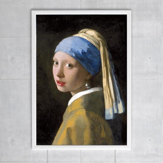 Poster - 50x70 - Meisje met de parel - Vermeer