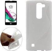 Comutter silicone hoesje LG G4C wit