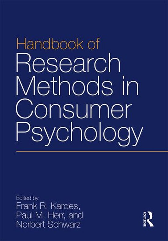 Handbook of Research Methods in Consumer Psychology - cover