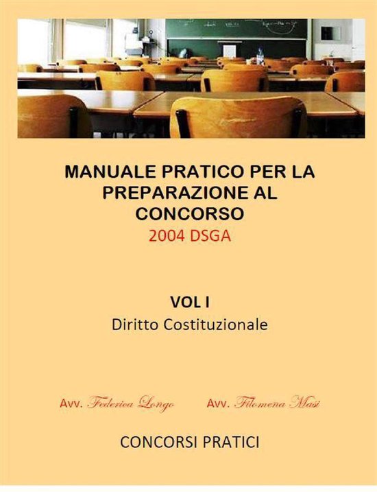 Manuale Pratico per la preparazione al concorso 2004 DSGA Vo ... - cover