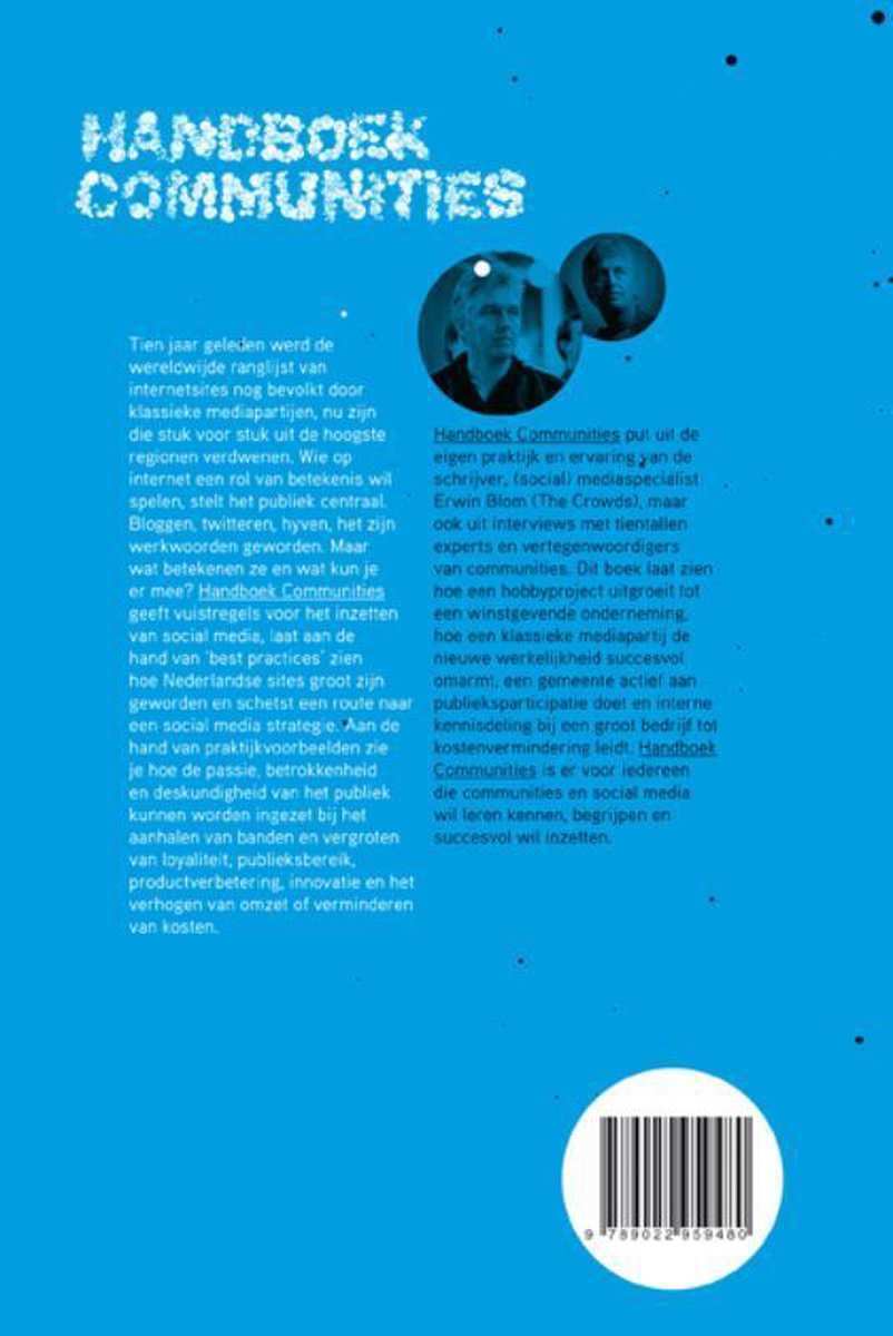 Handboek Communities - back cover