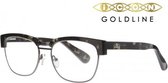 Icon Eyewear RCJ804 Clubbie Goldline Leesbril +1.00 - Groen Tortoise