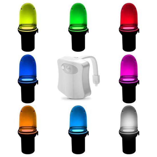 2x éclairage de cuvette de toilette à LED - éclairage de lampe de nuit de  lampe de | bol