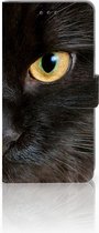 Geschikt voor iPhone Xs Max Uniek Bookcase Hoesje Zwarte Kat