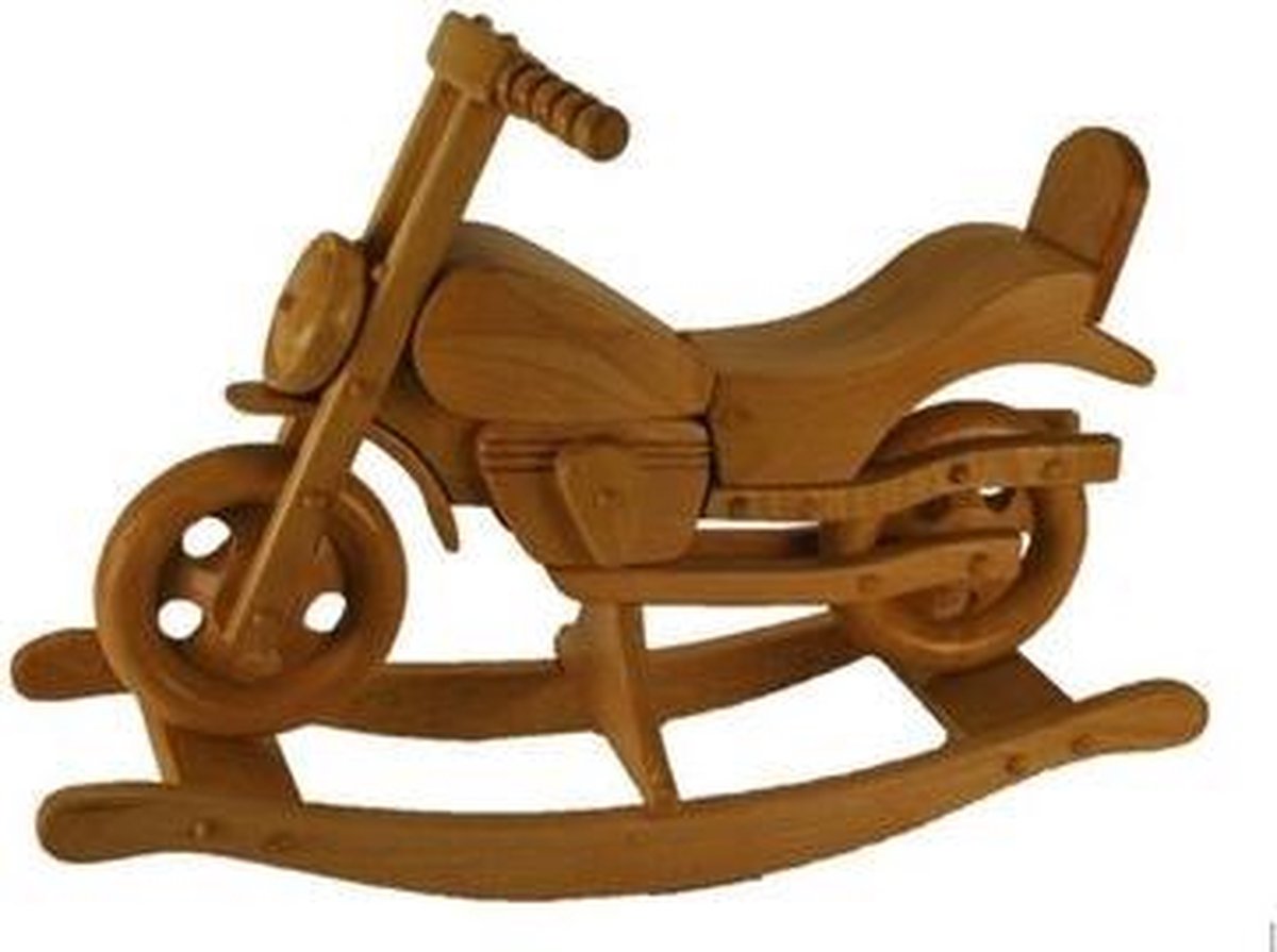 Hobbelmotor massief hout handmade | bol.com