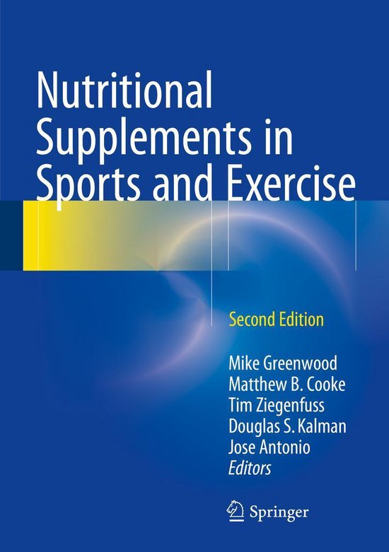 Nutritional Supplements in Sports and Exercise - cover