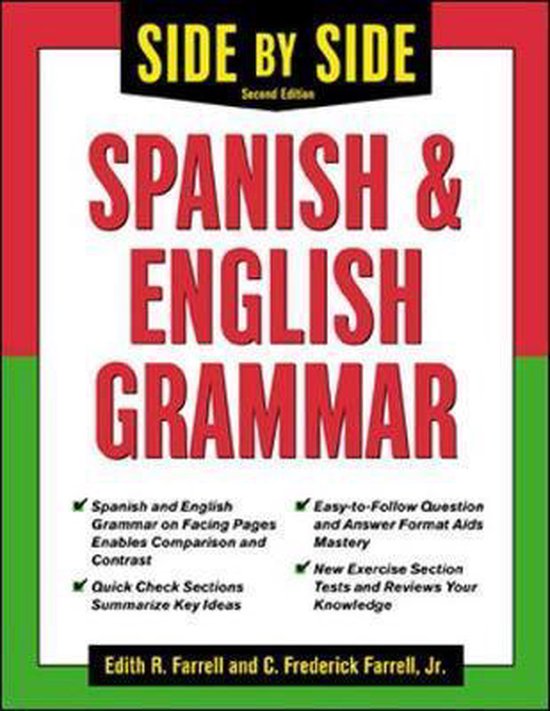 Side-By-Side Spanish And English Grammar - cover