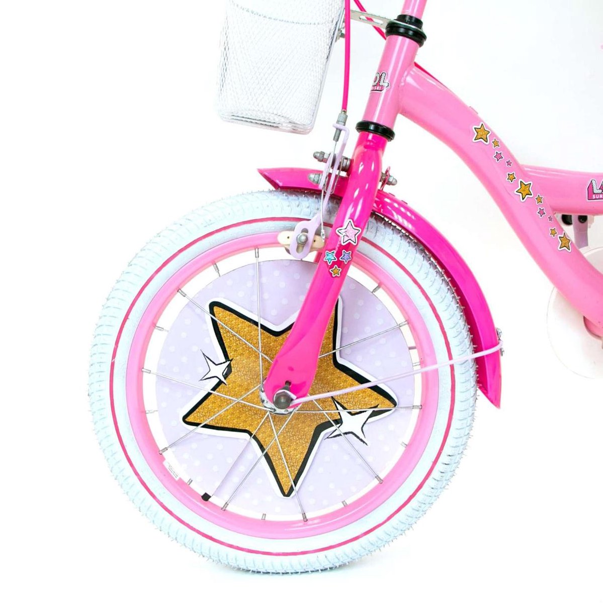 Vélo pour enfants LOL Surprise - Filles - 16 pouces - Rose - 2 freins à  main | bol.com