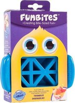FunBites - Blauw - Driehoek stukjes - fruitsnijder - broodsnijder - Kind