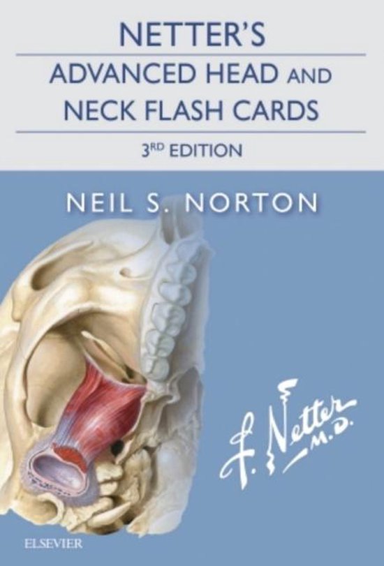 Afbeelding van het spel Netter's Advanced Head and Neck Flash Cards