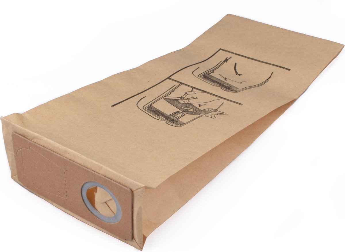 Geschikt voor TASKI. 10 stuks. Stofzuigerzakken voor Tapiset38, Tapiset45, Papier. COVAKO Merk