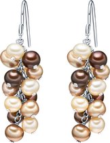 Valero Pearls Oorhanger - Sterling zilver - zilver