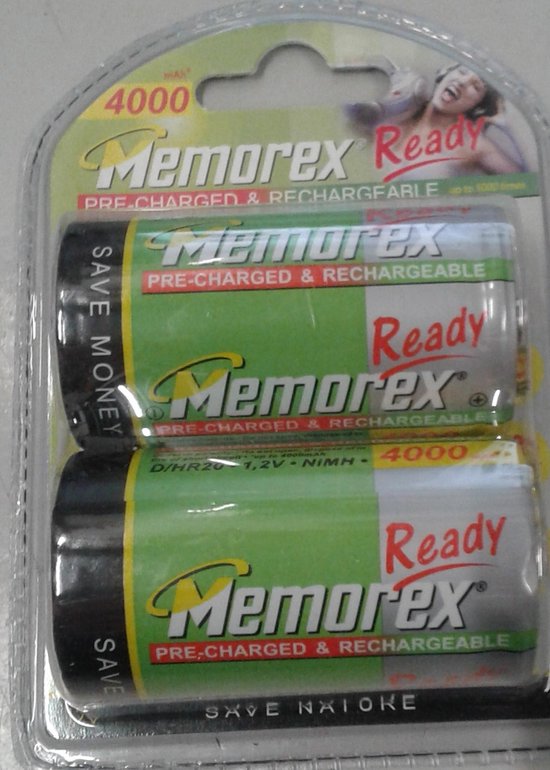 memorex oplaadbare batterij D cell | bol.com