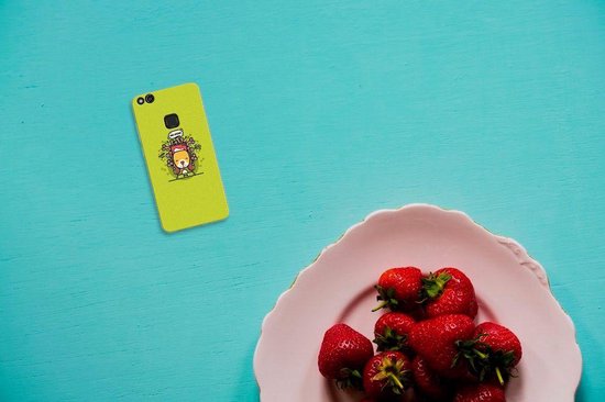 TPU Silicone Etui pour Huawei P10 Lite Coque Téléphone Biscuit Chien