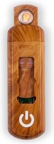 Novi oplaadbare elektrische USB aansteker – Wood