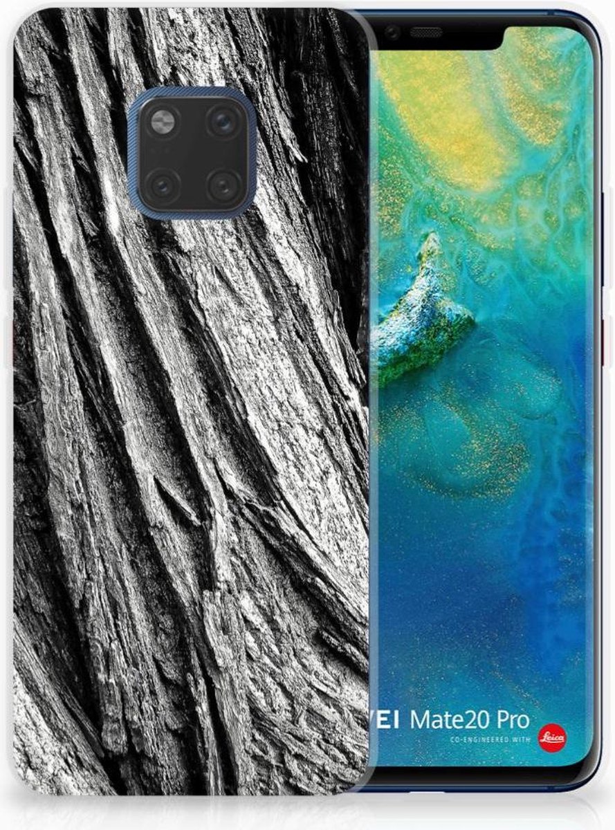 Bumper Hoesje Huawei Mate 20 Pro Boomschors Grijs