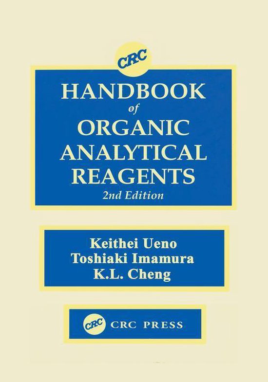 CRC Handbook of Organic Analytical Reagents - cover