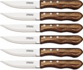 Ensemble de couteaux à steak Tramontina Churrasco Jumbo 6 pièces marron