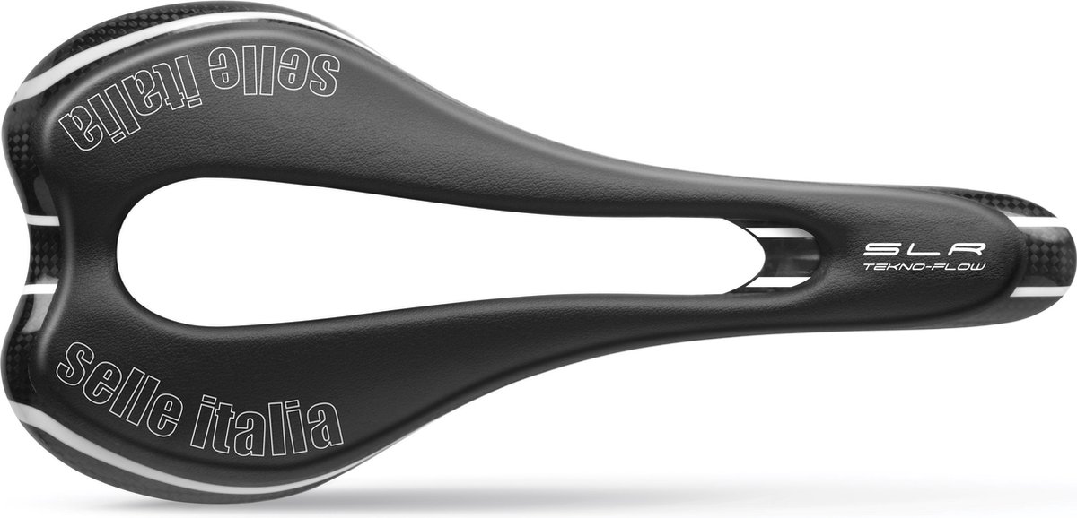 Merkloos Carbon Fietszadel MTB Race 147mm Lichtgewicht