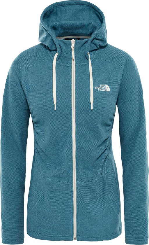 the north face mezzaluna full zip hoodie dames