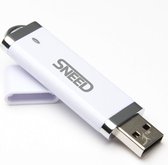 Sneed 32GB USB Stick - Mat Wit - Aluminium