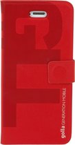 Golla iPhone 5/5S Slim folder Carlos G1494 Red