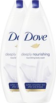 Dove Deeply Nourishing Douchegel - 2 x 250ml - Voordeelverpakking