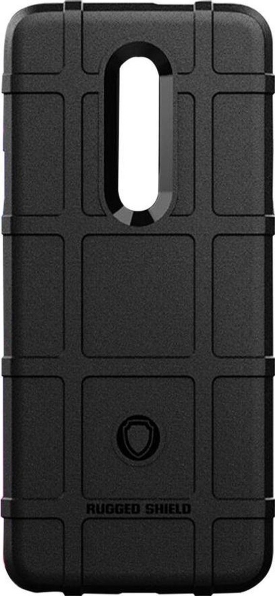 Shop4 - OnePlus 7 Hoesje - Extreme Back Case Zwart