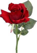 Rode roos 30 cm Kunstbloemen