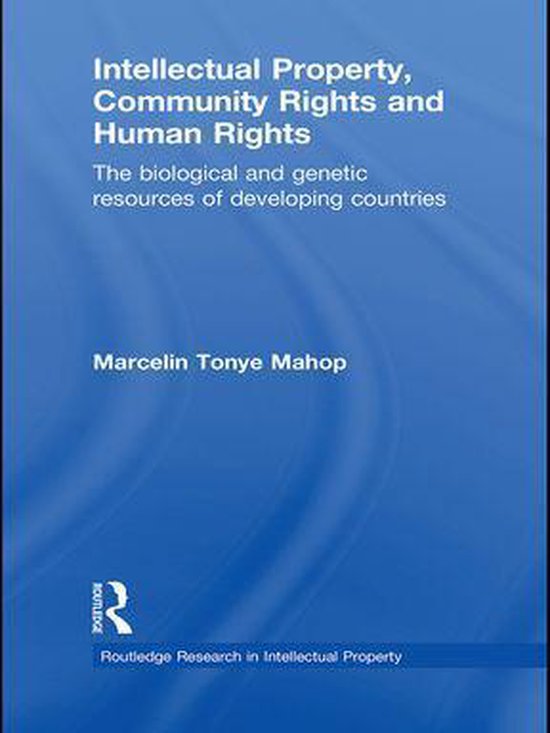 Omslag van Intellectual Property, Community Rights and Human Rights