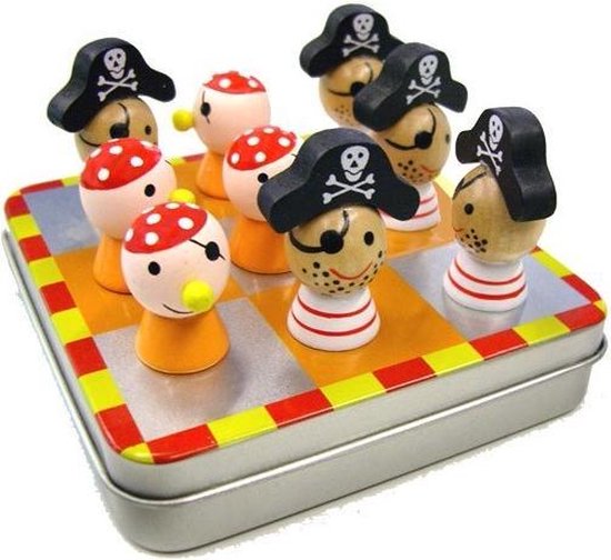 Afbeelding van het spel Tic Tac Toe - Boter kaas en eieren Piraat in blik