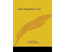 Adyar Pamphlets 25-36 (1913)
