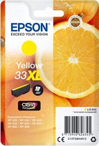 Epson 33XL - 8.9 ml - XL - geel - origineel - blisterverpakking met RF / akoestisch alarm - inktcartridge - voor Expression Home XP-635, 830; Expression Premium XP-530, 540, 630, 635, 640, 64