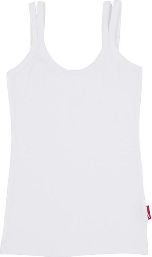 Claesen's® - Meisjes Hemd Wit - White - 5% Lycra - 95% Katoen - Claesen's