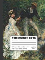 Pierre-Auguste Renoir - La Promenade - Wide Ruled Composition Book