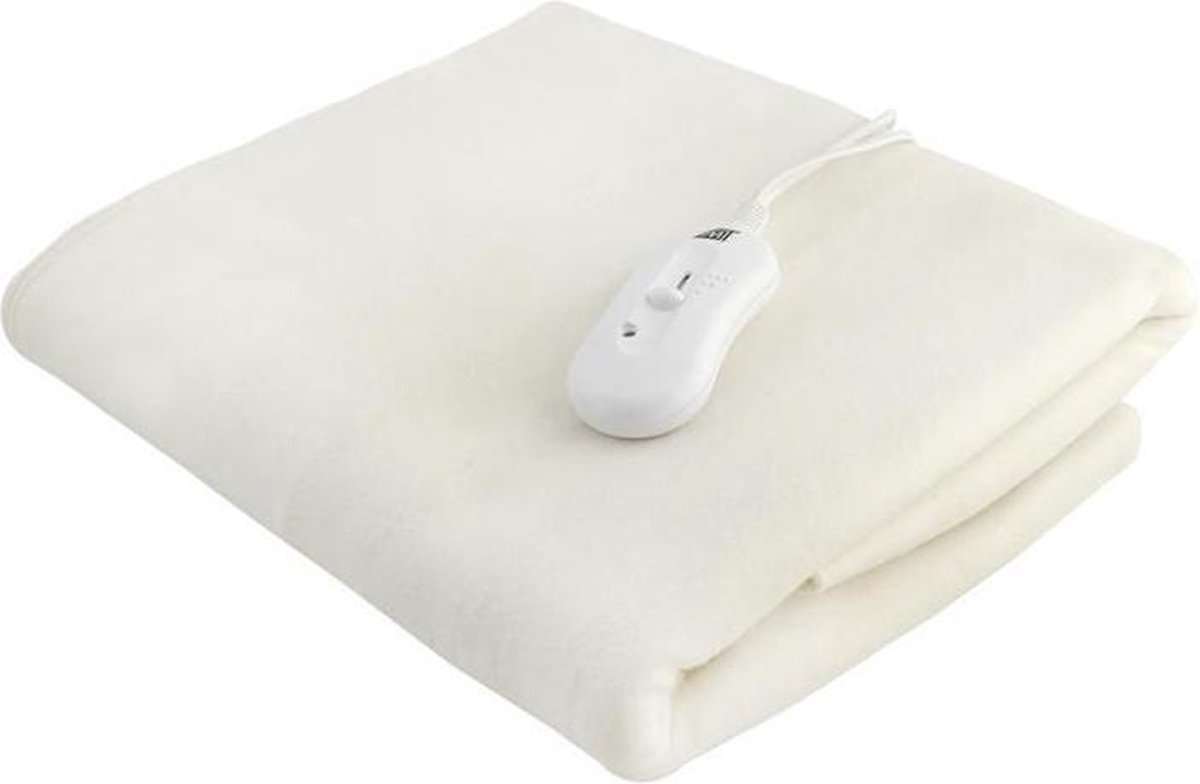Elektrische Onderdeken - 1 Persoons - Bed Verwarming - Verwarmd Fleece  Deken - Een... | bol.com