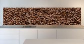 Keuken achterwand behang: "Coffee Beans" 400x70 cmn